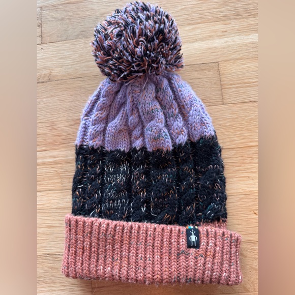 Smartwool Accessories - Smartwool Wool Blend Multicolor Pom-Pom Beanie